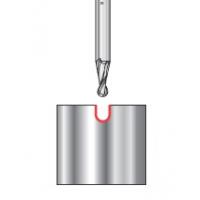 Solid Carbide Ballnose Spiral CNC Router Bit for Plastics, Acrylic, Solid Surface and Plexiglas®