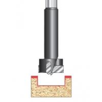 Fractional Size Right Hand Boring Bits with Spurs