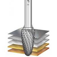 SF Burrs Solid Carbide Head Brazed into Steel Shank Tree Shape Double Cut Burr Bits