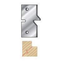 Pair of 40mm Replacement Knives for Insert 45 Degree Lock Miter Cutter