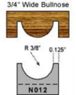 3/8 inch radius bull nose