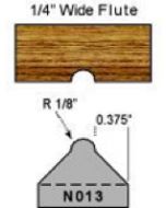 1/8 radius shaper cutter