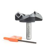 Amana tool RC-2255 CNC Spoilboard Insert Carbide 3 Wing, Surfacing, Planing, Flycutting & Slab Leveler 2-1/2 Diameter x 1/2 SHK Router Bit