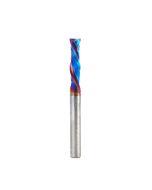 Amana tool 46025-K CNC SC Spektra Extreme tool Life Coated Mortise Compression Spiral 6mm D x 22mm CH 6mm SHK 64mm Long 2 Flute Router Bit