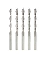 Amana tool 46272-5, 5-Pack CNC Solid Carbide Foam Cutting Up-Cut Spiral 1/4 D x 2-1/4 CH x 1/4 SHK x 4 Inch Long Flat Bottom Router Bits