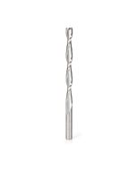 Amana tool 46277 CNC Solid Carbide Foam Cutting Up-Cut Spiral 3/8 Dia x 4 Cut Height x 3/8 Shank x 6 Inch Long Flat Bottom Router Bit