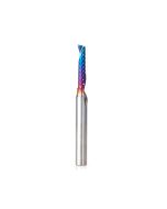 Amana tool 51442-K CNC Spektra Coated SC Spiral O Single Flute, Plastic Cutting 3/16 D x 7/8 CH x 1/4 SHK x 2-1/2 Inch Long Up-Cut Router Bit with Mirror Finish
