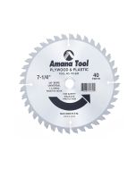 Amana PC-620 7-1/4"/40T PLASTIC CUTTING TCG