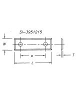 SOUTHEAST TOOL SI-3951215 Insert 39.5 x 12 x 1.5  4 Sided for Plunge (10 per