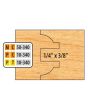 FREEBORN MT-50-340 T-Alloy Double Sided Cope & Pa Shaper Cutter