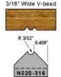3/32 v bead shaper cutter bit