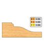 FREEBORN MT-54-006 T-Alloy Raised Panel Shaper Cutter