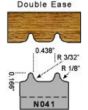 3/32 double ease profile