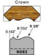 Crown molding profile