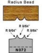 9/64 radius bead profile