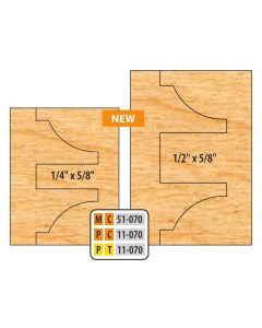 FREEBORN MT-51-070 T-Alloy Double Sided Cope & Pa Shaper Cutter