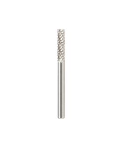 Amana tool BURS-080 Cylindrical Shape SC 1/8 D x 9/16 CH x 1/8 SHK x 1-1/2 Inch Long with End, Double Cut SB Burr Bit