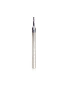 Amana tool 51667 Mini SC Spiral for Steel, Stainless Steel & Composites, AlTiN Coated 0.045 D x 0.135 CH x 1/8 SHK x 1-1/2 Inch Long Up-Cut 2-Flute Square End Router Bit/End Mil