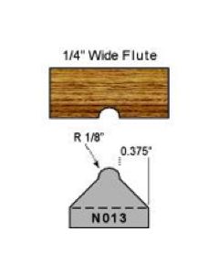 1/8 radius shaper cutter