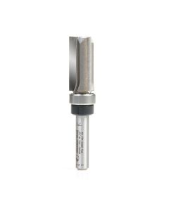 Amana tool 45460-3TS Carbide Tipped Flush Trim Plunge Template 1/2 D x 1 CH x 1/4 Inch SHK w Upper Bal Bearing 3 Flute Router Bit