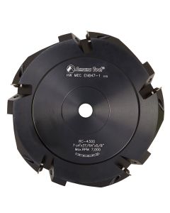 Amana tool RC-4300 Solid Carbide Insert ACM 90 Deg x 7-1/4 D x 5 T x 5/8 Inch Bore V-Scoring Saw Blade
