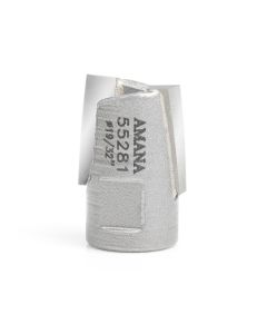Amana tool 55281 Carbide Tipped Mortising Screw Down Shear Cutter 19/32 D x 9/16 CH x 1/4 - 28 Thread
