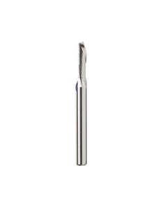 Amana tool HSS1628 HSS Spiral Aluminum Cutting Single Flute Down-Cut 1/4 D x 3/4 CH x 1/4 Inch SHK Router Bit