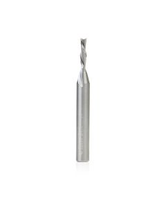 Amana tool 46433 Solid Carbide Spiral Plunge 1/8 D x 1/2 CH x 1/4 SHK x 2-1/4 Inch Long Down-Cut Router Bit