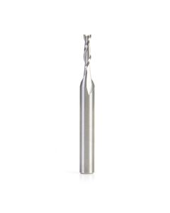 Amana tool 46333 Solid Carbide Spiral 2 Flute Plunge 1/8 D x 1/2 CH x 1/4 SHK x 2-1/4 Inch Long Up-Cut Router Bit