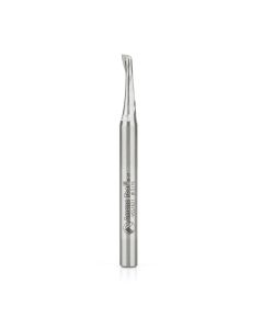 Amana tool HSS1621 HSS Spiral Aluminum Cutting Single Flute Up-Cut 3/16 D x 5/8 CH x 1/4 SHK 2-7/8 Inch Long Router Bit