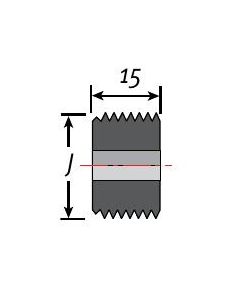 Techniks 16081 M 6 x 1.0 P - 15