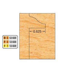 FREEBORN MT-52-020 T-Alloy Glass Panel Groovers Shaper Cutter