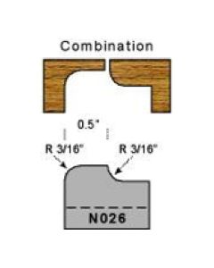 3/16 radius combination plug