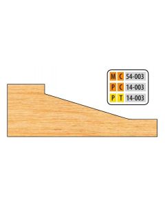 FREEBORN MT-54-003 T-Alloy Raised Panel Shaper Cutter