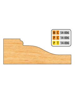 FREEBORN MT-54-006 T-Alloy Raised Panel Shaper Cutter