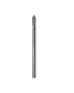 Amana tool 45635 Solid Carbide V Groove Engraving 60 Deg x 3/8 D x 5/8 CH x 3/8 SHK x 3 Inch Long Router Bit