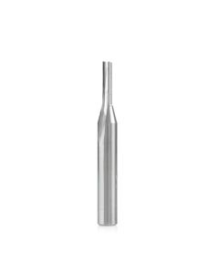 Amana tool 43530 SC Single O Flute Straight Grind Aluminum Cutting 1/8 D x 1/2 CH x 1/4 SHK x 2 Inch Long Router Bit with Mirror Finish