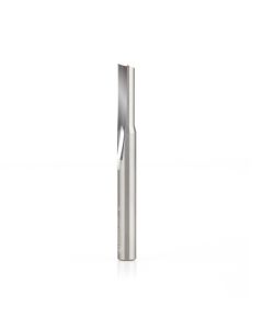 Amana tool 43534 SC Single O Flute Straight Grind Aluminum Cutting 1/4 D x 3/4 CH x 1/4 SHK x 2-1/2 Inch Long Router Bit with Mirror Finish