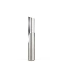 Amana tool 43539 SC Single O Flute Straight Grind Aluminum Cutting 1/2 D x 1 CH x 1/2 SHK x 3 Inch Long Router Bit with Mirror Finish