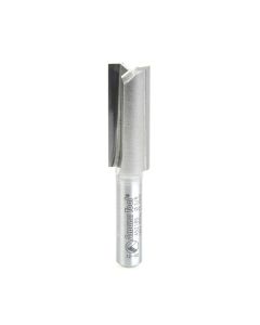 Amana tool 45218S Carbide Tipped Straight Plunge High Production 3/8 D x 1 CH x 1/4 SHK x 2 Inch Long Router Bit
