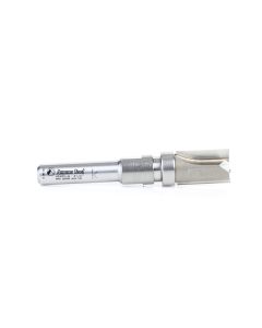 Amana tool 45493-M Carbide Tipped Flush Trim Plunge Template 1/2 D x 3/4 Inch CH x 8mm SHK w/ Upper Bal Bearing Router Bit