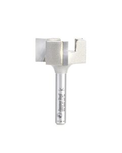 Amana tool 45523 Carbide Tipped 28.5mm Dia x 12.5mm CH x 6mm Shk x 46mm Long Spoilboard Surfacing & Flattening 3-Flute Router Bit