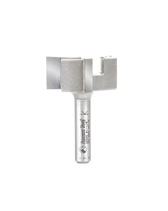 Amana tool 45525 Carbide Tipped 1-1/8 Dia x 1/2 CH x 1/4 Shk x 1-13/16 Long Spoilboard Surfacing & Flattening 3-Flute Router Bit
