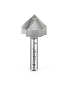 Amana 45714 Carbide Tipped V Groove 90 Deg x 3/4 Dia x 5/8 x 1/4 Inch Shank