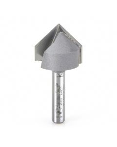 Amana 45718 Carbide Tipped V Groove 90 Deg x 7/8 Dia x 5/8 x 1/4 Inch Shank