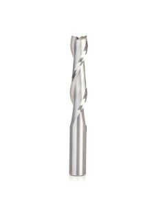 Amana tool 46006 Solid Carbide Spiral 2 Flute Plunge 1/2 D x 2-1/8 CH x 1/2 SHK x 4 Inch Long Up-Cut Router Bit