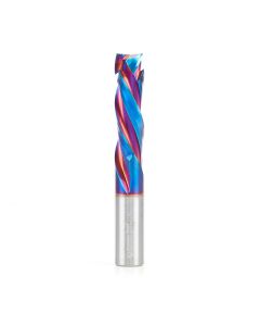 Amana tool 46014-K CNC SC Spektra Extreme tool Life Coated Compression Spiral 1/2 D x 1-5/8 CH x 1/2 SHK x 3-1/2 Inch Long 3 Flute Router Bit