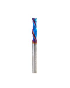 Amana tool 46025-K CNC SC Spektra Extreme tool Life Coated Mortise Compression Spiral 6mm D x 22mm CH 6mm SHK 64mm Long 2 Flute Router Bit