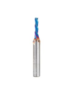 Amana tool 46051-K SC Spektra Extreme tool Life Coated Spiral Plunge 1/8 Dia x 1/2 CH x 1/4 SHK 2 Inch Long Down-Cut Router Bit