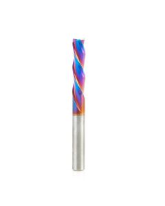 Amana tool 46054-K SC Spektra Extreme tool Life Coated Spiral Plunge 1/4 Dia x 1 CH x 1/4 SHK 2-1/2 Inch Long Down-Cut 3 Flute Router Bit